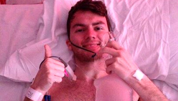 Stephen Sutton plaatste gisteren zijn laatste foto en laatste bericht op Facebook.