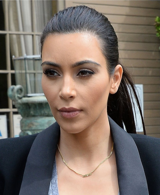 De wimpers van Kim Kardashian zien er altijd perfect uit.