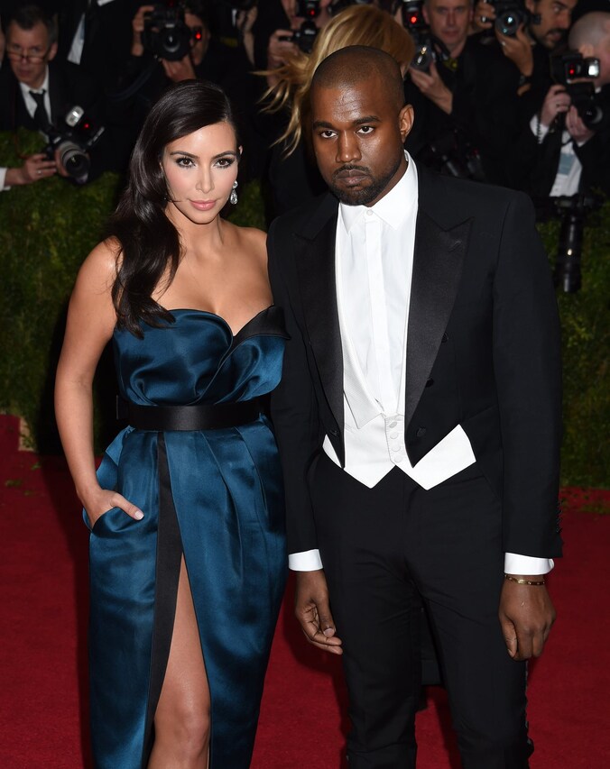 Kim Kardashian en Kanye West