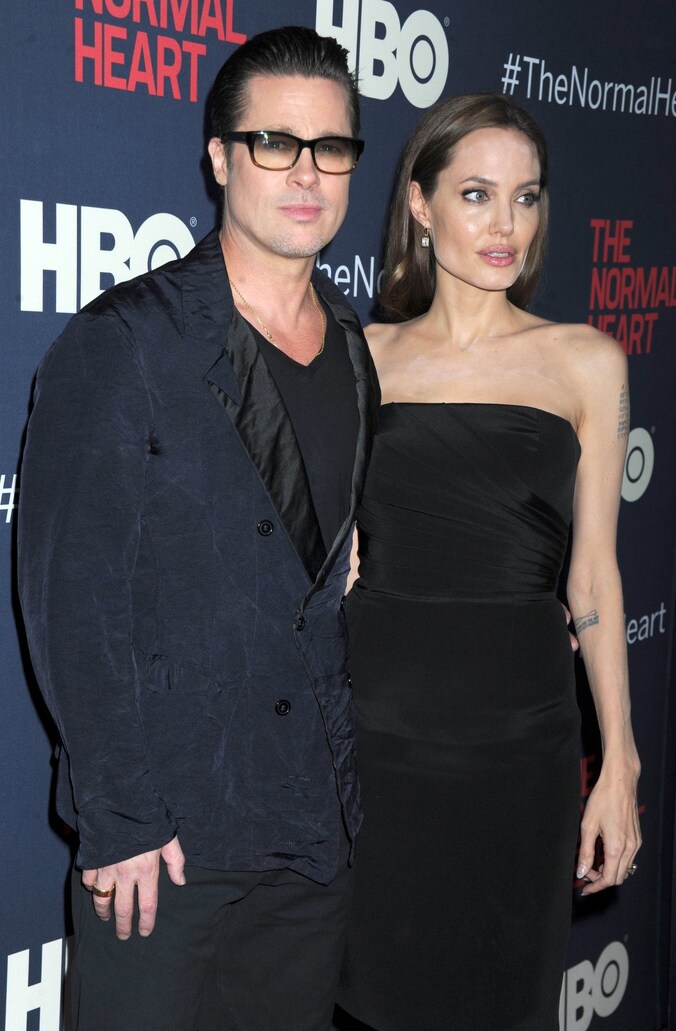 Brad Pitt en Angelina Jolie