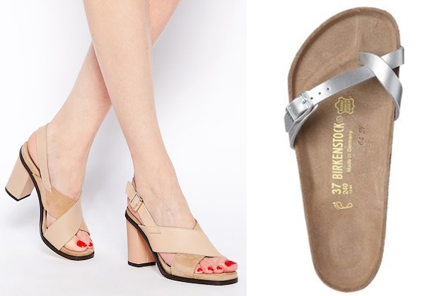 Deze sandalen tonen het mooiste deel van je voeten, deze slippers verstoppen eventuele hamertenen.