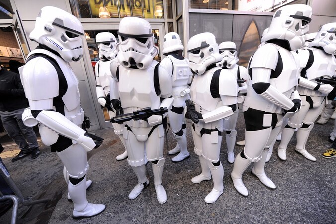 'Stormtroopers' tijdens een promotie-evenement in 2010.