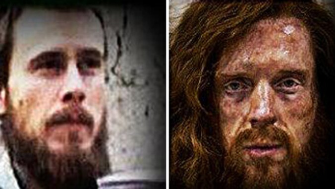 Gevangen: Links Dowe Bergdahl en rechts Nicholas Brody, gespeeld door Damian Lewis.