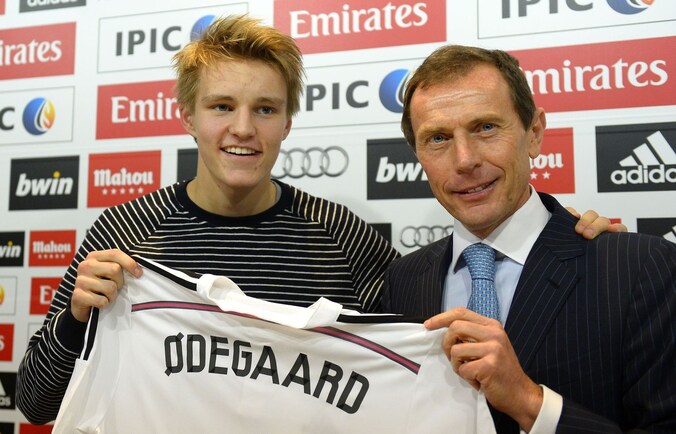 Real Madrid kocht vorige week het 16-jarige Deense talent Martin Ødegaard.