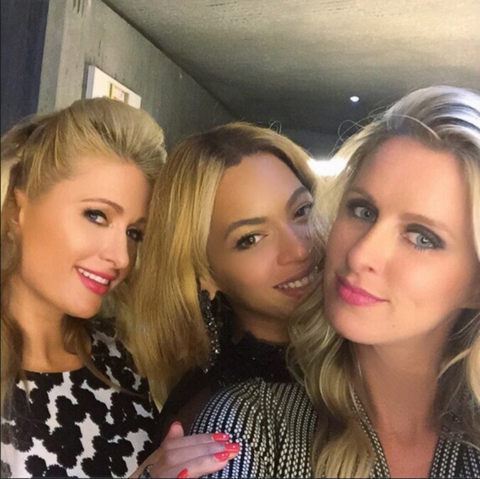 Paris Hilton, Beyoncé, Nicky Hilton.