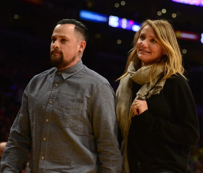 Benji Madden en Cameron Diaz.