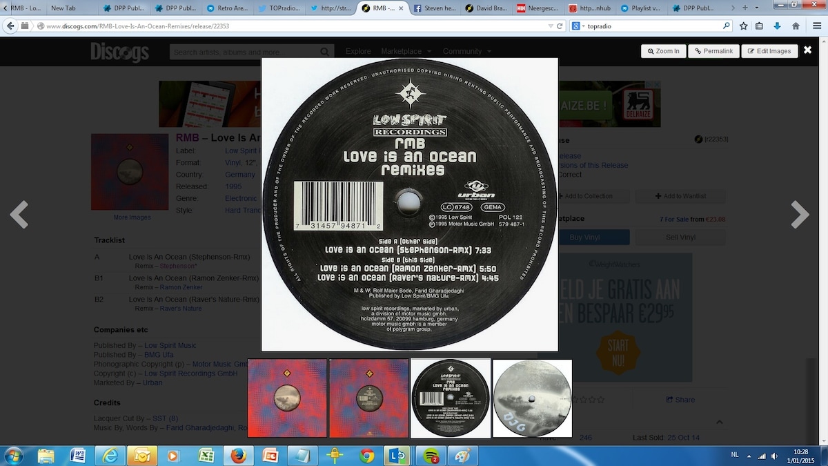an Remixes 1995 Love is Ocean RMB 日*5様