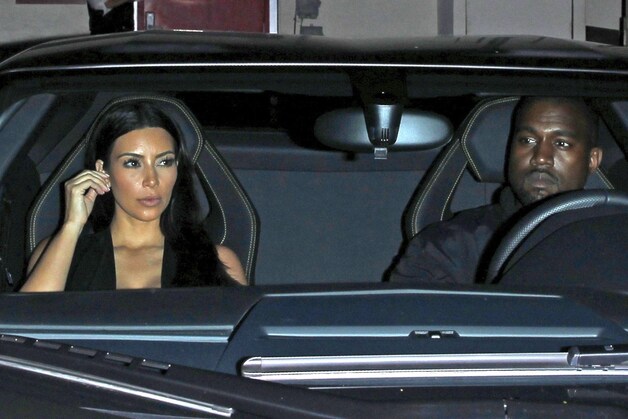 Kim Kardashian en Kanye West.