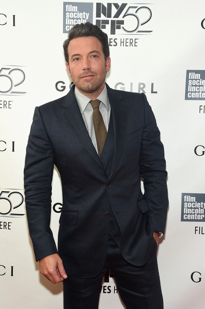Ben Affleck deze week bij de première van 'Gone Girl' in New York.