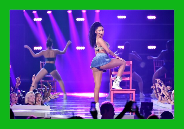 Rapster Nicki Minaj staat bekend om haar welgevormde achterkant.