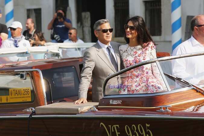 George Clooney en zijn vrouw Amal Alamuddin