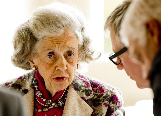 Koningin Fabiola in mei van vorig jaar.
