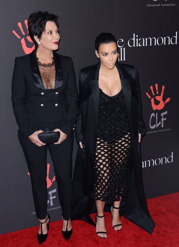 Kris Jenner en dochter Kim Kardashian.