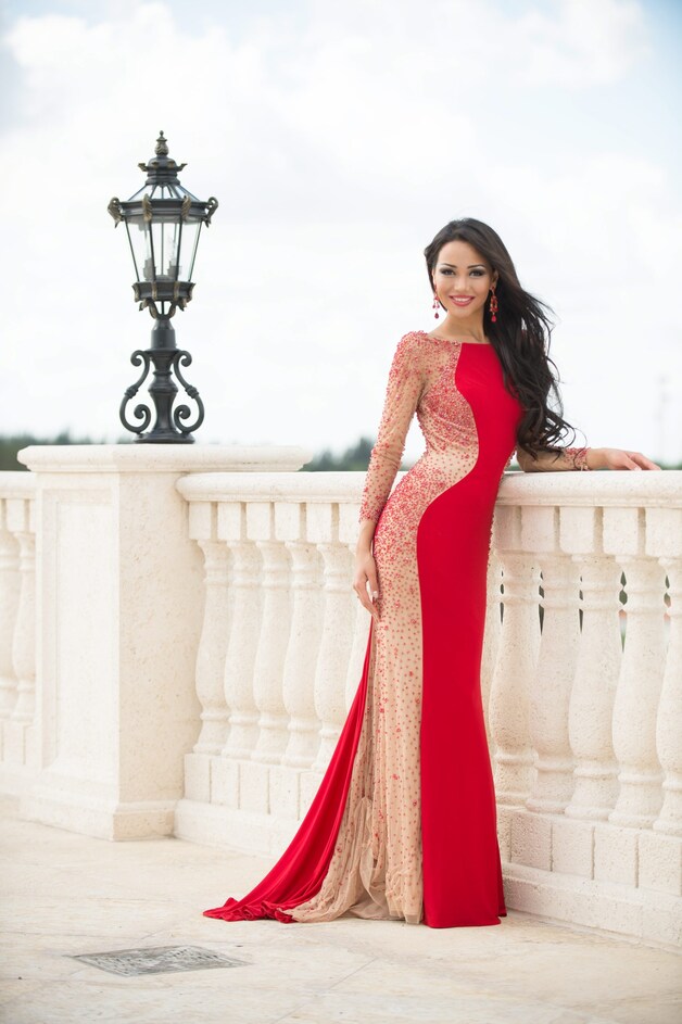 Aiday Issayeva, miss Kazakhstan.