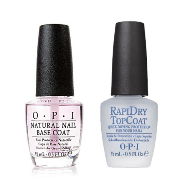 OPI Natural Nail Base Coat & RapiDry Top Coat