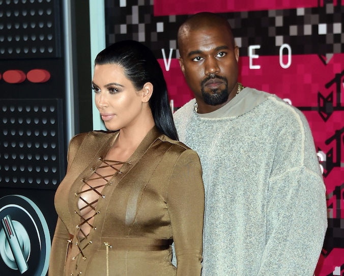 Kim Kardashian en Kanye West