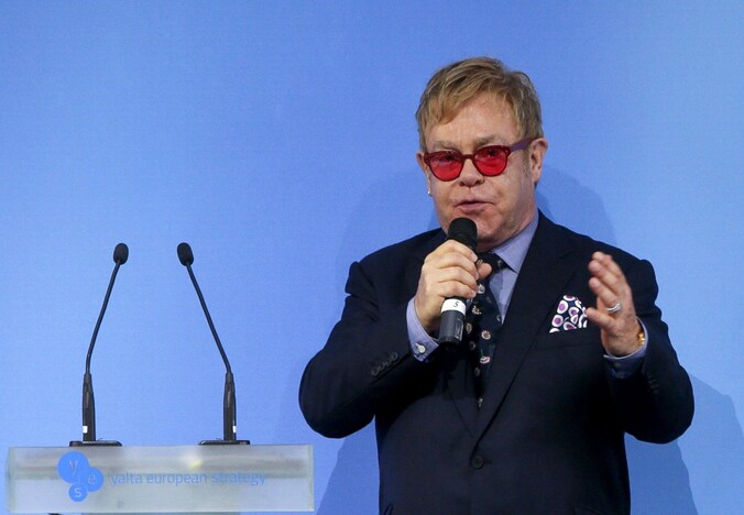 Elton John in Oekraïne.