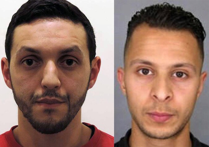 Mohamed Abrini en Salah Abdeslam.