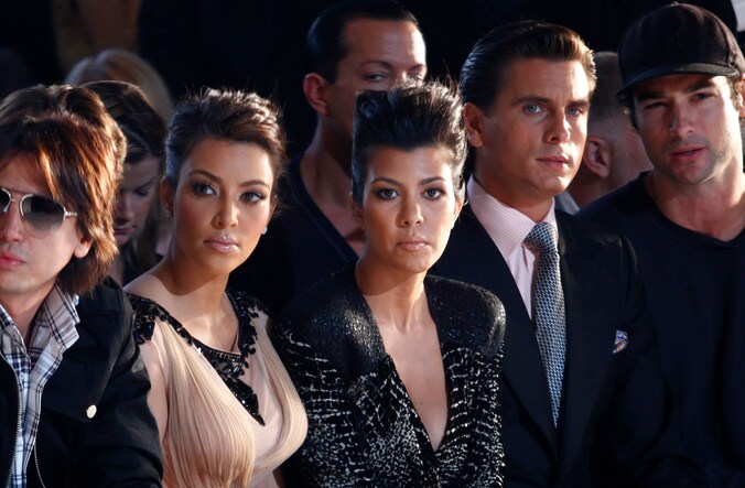 Kim Kardashian, Kourtney Kardashian en Scott Disick.