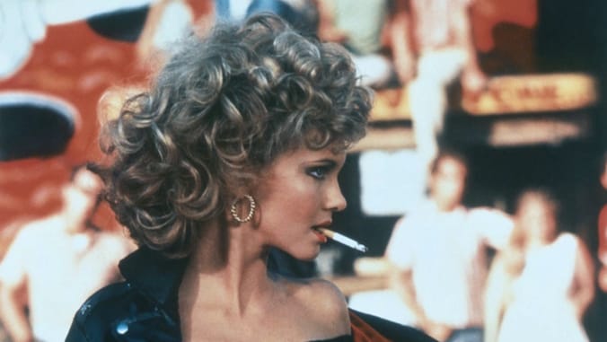 Sandy Olsson (Olivia Newton-John) in de film Grease.