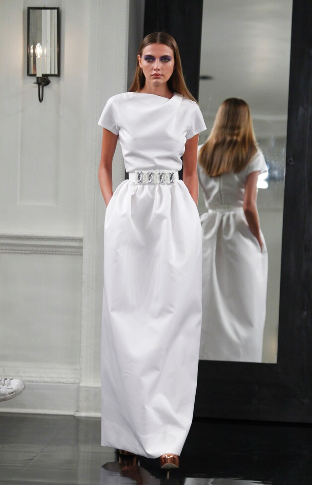 Een ontwerp van Victoria Beckham, zal de bruidsjurk van Jeniffer Aniston hier op lijken?