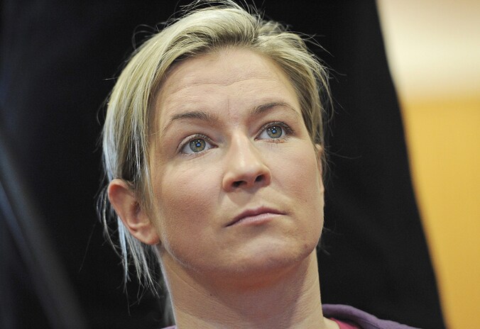 Olympisch schaatskampioene Claudia Pechstein.