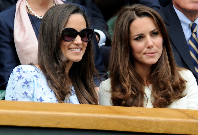 Pippa Middleton met haar zus Catherine, de hertogin van Cambridge.