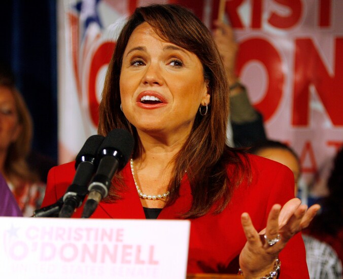 Christine O'Donnell krijgt steun van Sarah Palin.
