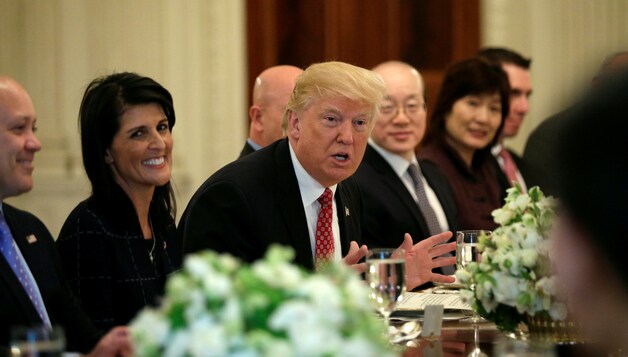 Tijdens een lunch met ambassadeurs van landen van de VN-raad was Trump bijzonder kritisch voor de VN-Veiligheidsraad.