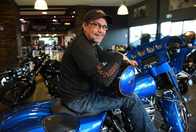 Bill Davidson, de achterkleinzoon van William Davidson, de medeoprichter van Harley-Davidson.
