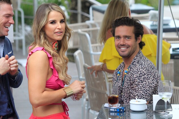 Vogue Williams en Spencer Matthews.