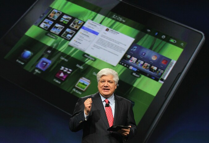 Eén van de Blackberry-oprichters, Mike Lazaridis.