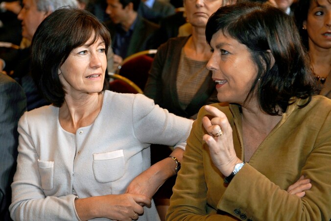 Laurette Onkelinx en Joëlle Milquet.