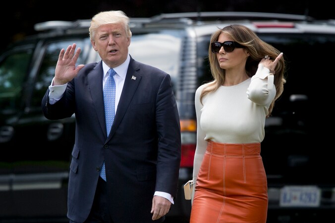 Donald Trump en zijn first lady zijn vandaag vertrokken voor hun eerste overzeese trip. Ze gaan onder meer naar Saoedi-Arabië, Israël, het Vaticaan, Brussel en Italië.