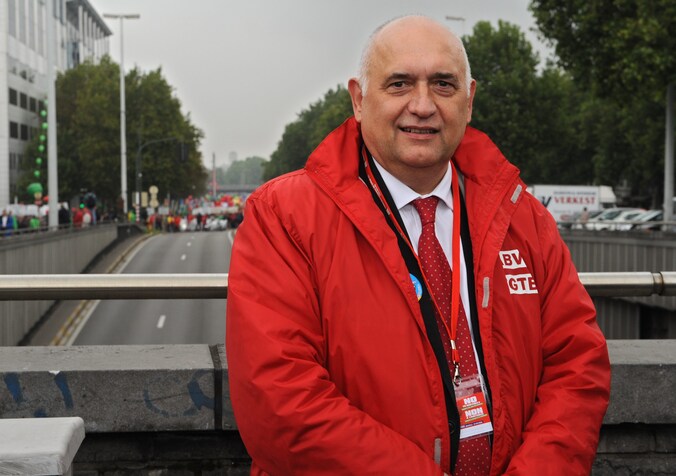 ABVV-voorzitter Rudy De Leeuw