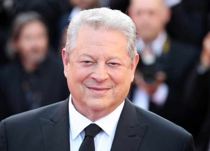 Documentairemaker Al Gore op het festival van Cannes.