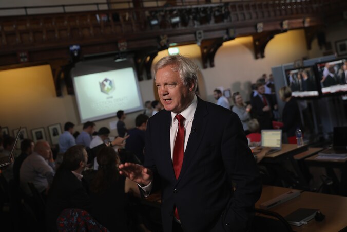Brexit-minister David Davis.