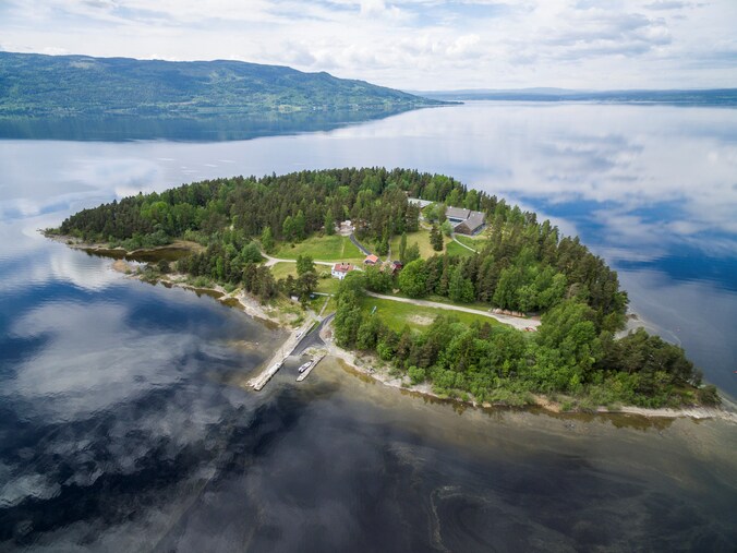 Het eiland Utoya, waar Anders Breivik zes jaar geleden 69 slachtoffers maakte.