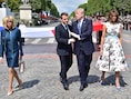 Trump zegt geïnspireerd te zijn door de parade die hij in Parijs zag op de Franse nationale feestdag op 14 juli.