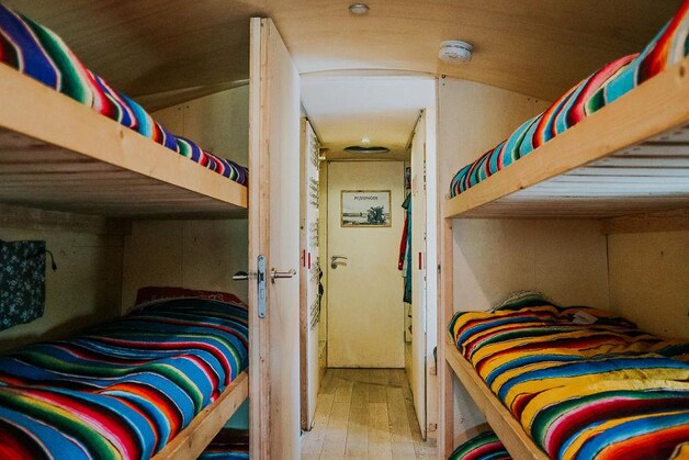 De bedden voor de hotelgasten