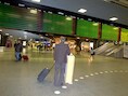 Vooral buitenlandse reizigers zijn gestrand in Brussel Zuid.