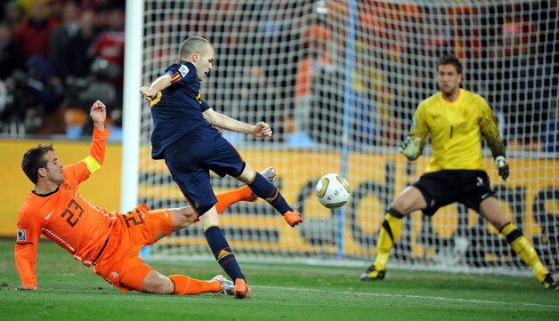 Het hoogtepunt in de carrière van Andrès Iniesta