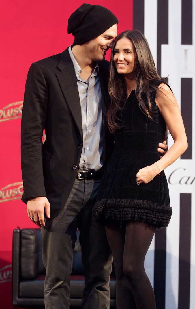 Ashton en Demi in oktober 2010.