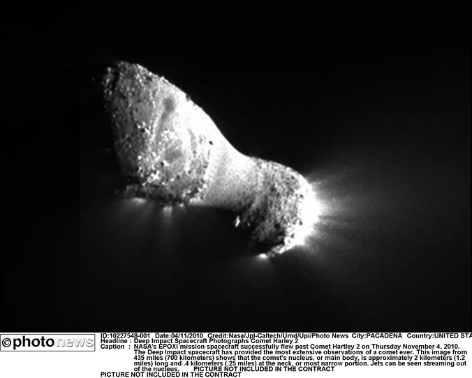 Deep Impact vlakbij de komeet Hartley 2.