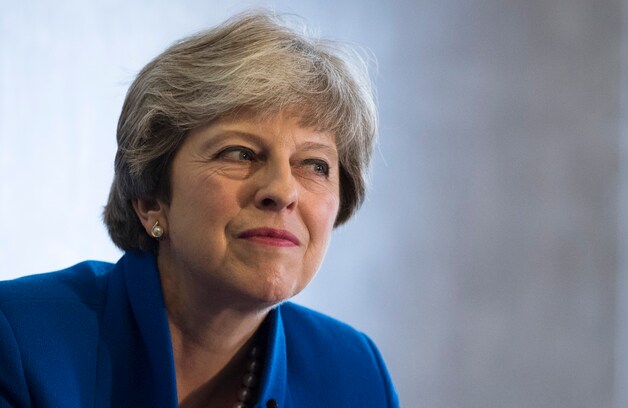 De Britse premier Theresa May