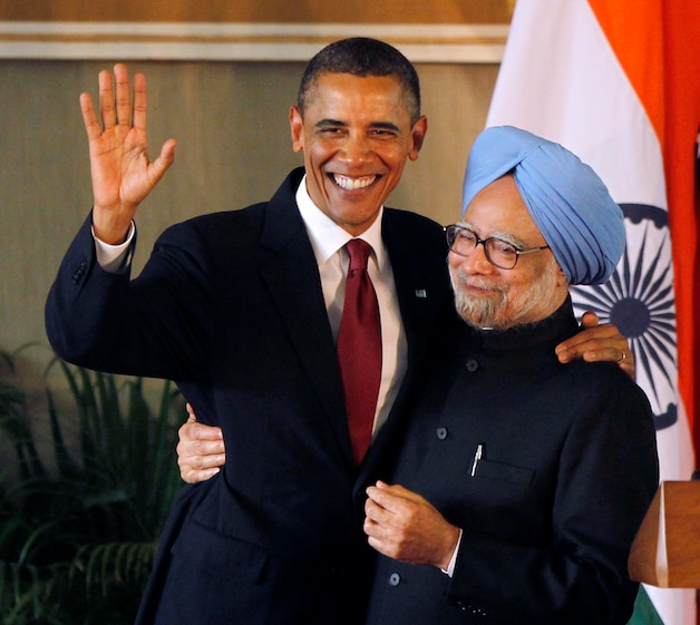 Obama met Manmohan Singh.