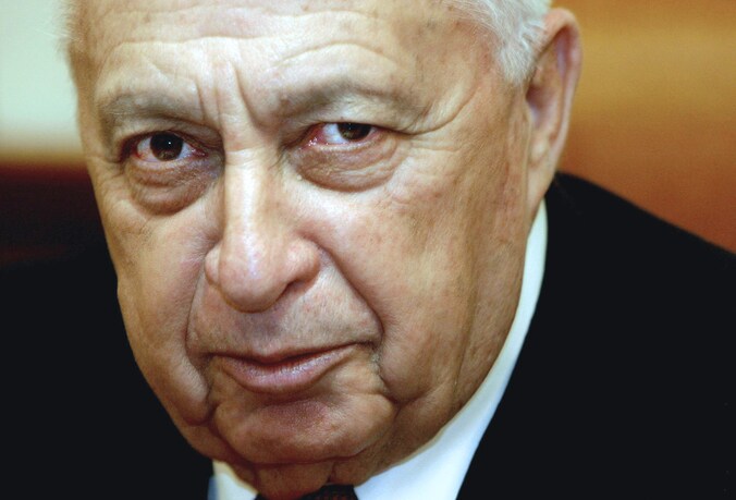 De Israëlische ex-premier Ariel Sharon.