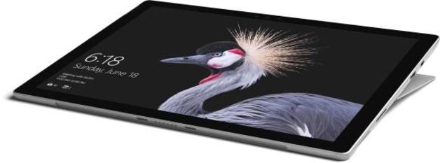 De 2017-uitvoering van de Surface Pro.