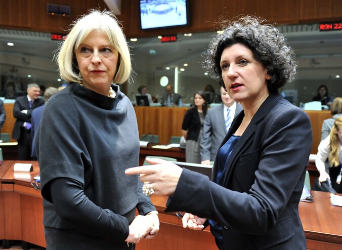 Ontslagnemend minister van Binnenlandse Zaken Annemie Turtelboom (Open Vld).