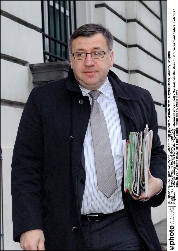 Minister van Financiën Steven Vanackere.